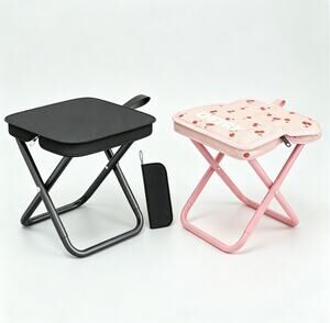 2X Outdoor Camping Travel Folding Chair Ultra Light Fishing Stool Portable